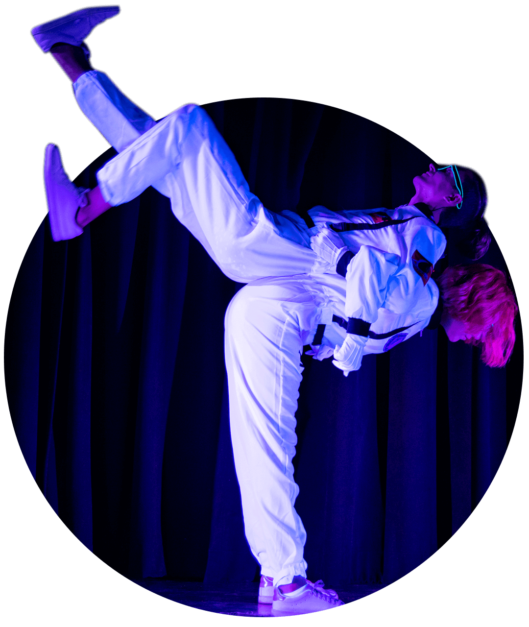 Dubstep Robot Dance - published Neon Circus performance